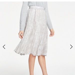 NWT Ann Taylor snake print skirt size 0P